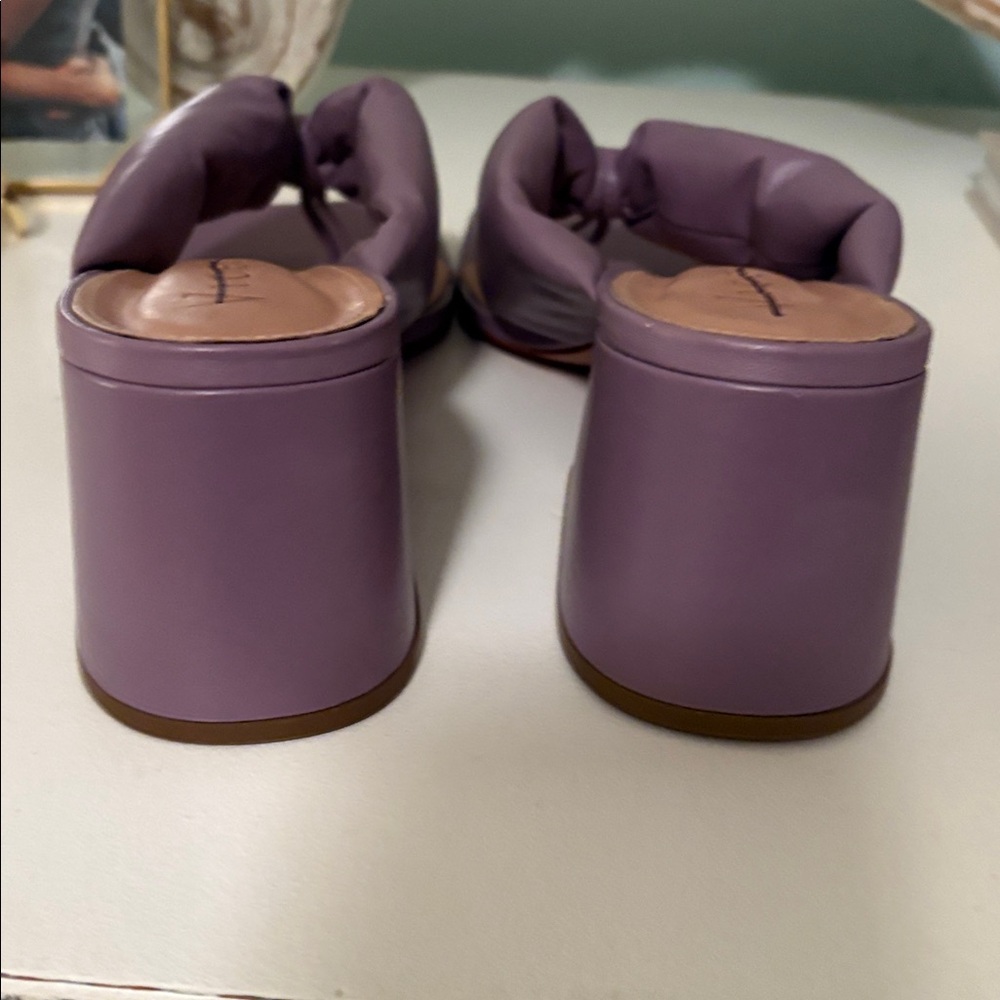 Vicenza Purple Heeled Sandals - Picture 4 of 7